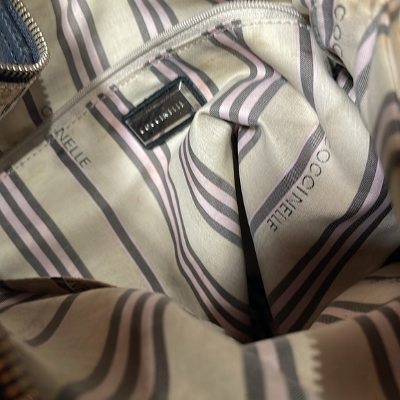 Coccinelle Italian large black vintage super bag soft leather - Picture 7 of 8